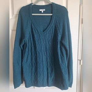 Sonoma teal sweater XL